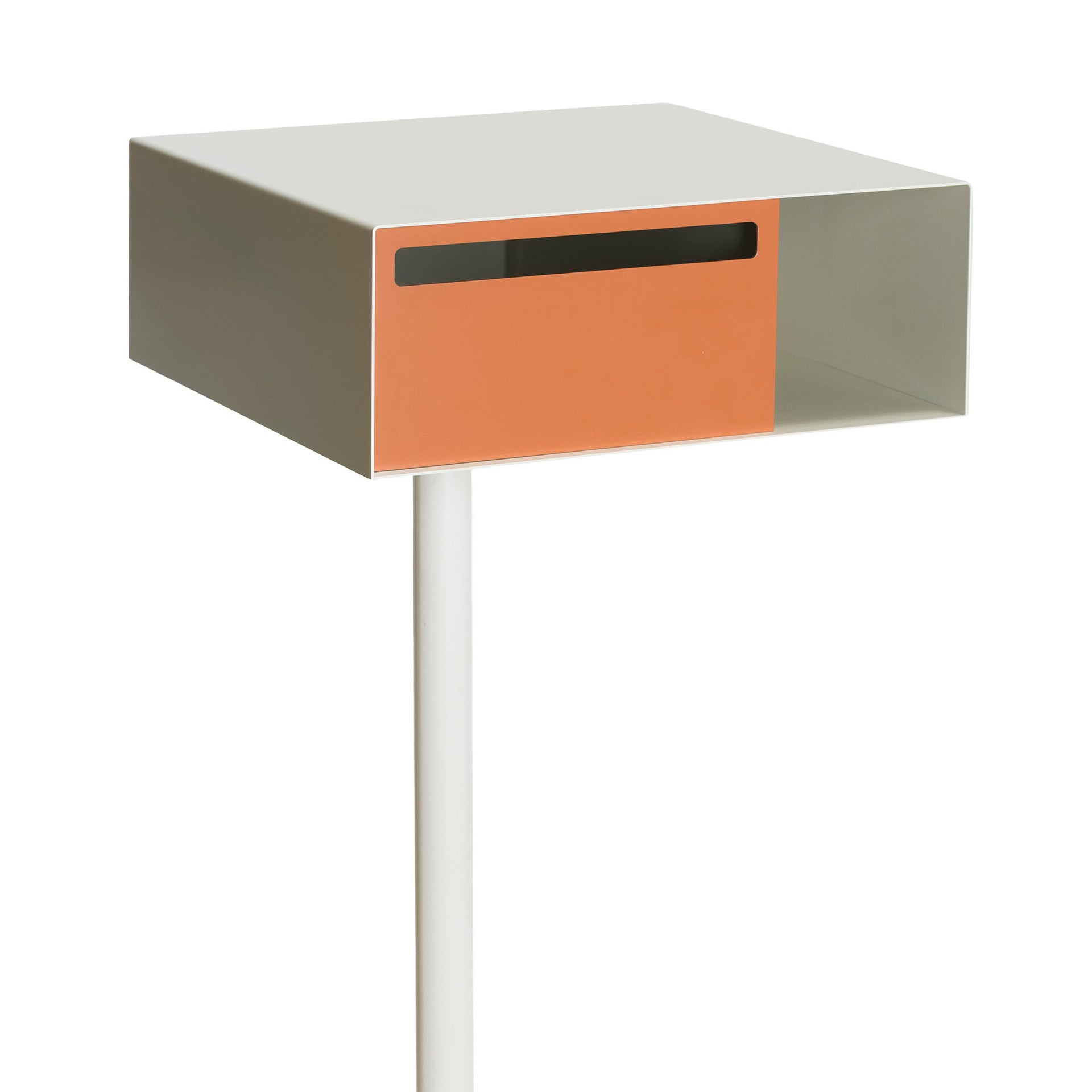 Basel Letterbox Colorbond Surfmist