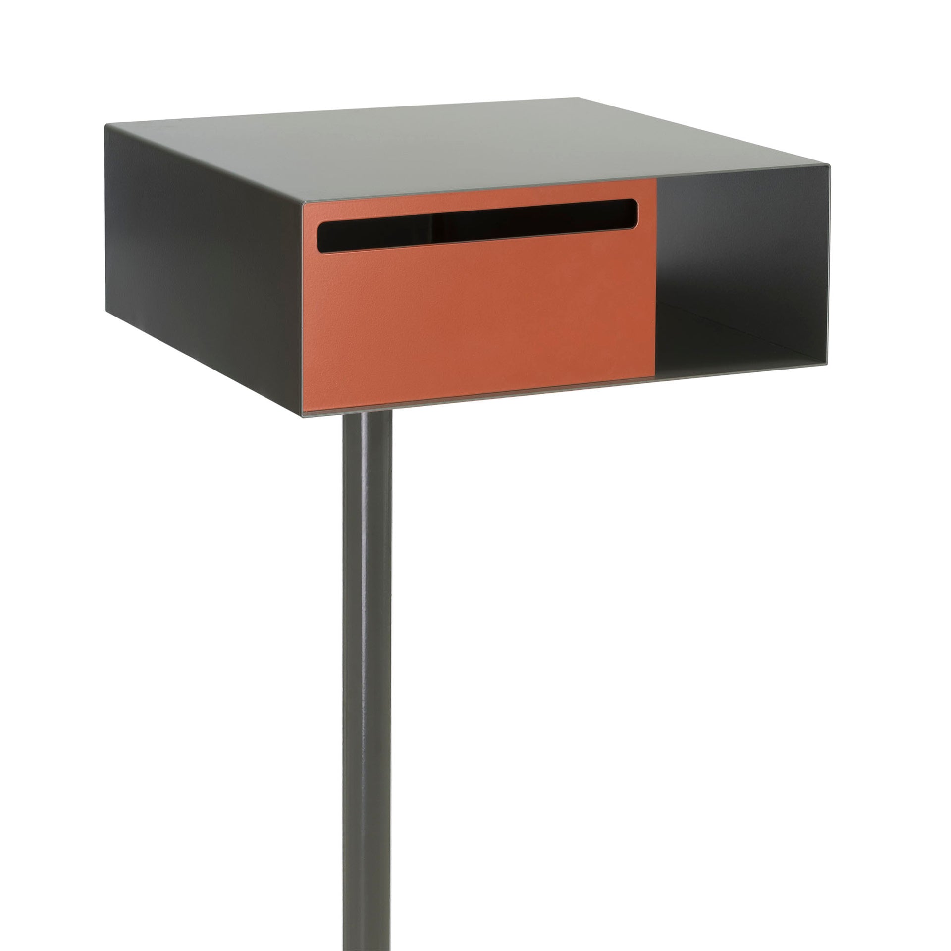 Basel Letterbox Colorbond Woodland Grey